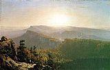 Mountains Canvas Paintings - The Shawangunk Mountains